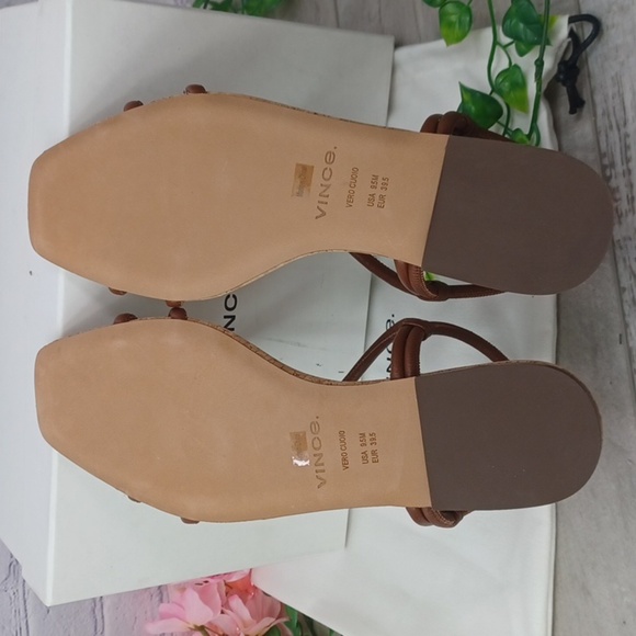 Vince Hazen Cognac Sandal NIB - Picture 7 of 10